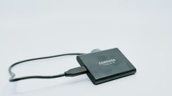 Black Samsung Portable SSD