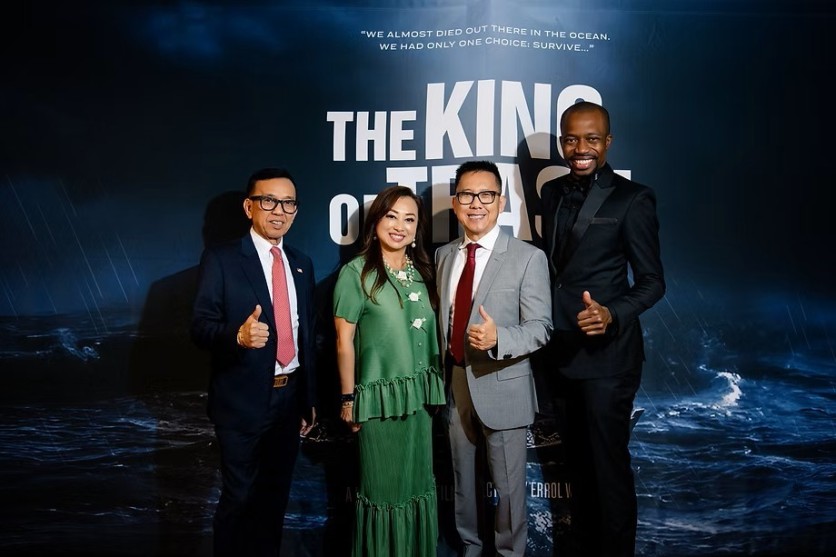 Duong Family and the Film Director Errol Webber