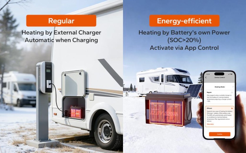 LiTime 12V 320Ah Mini Smart Self-Heating Battery